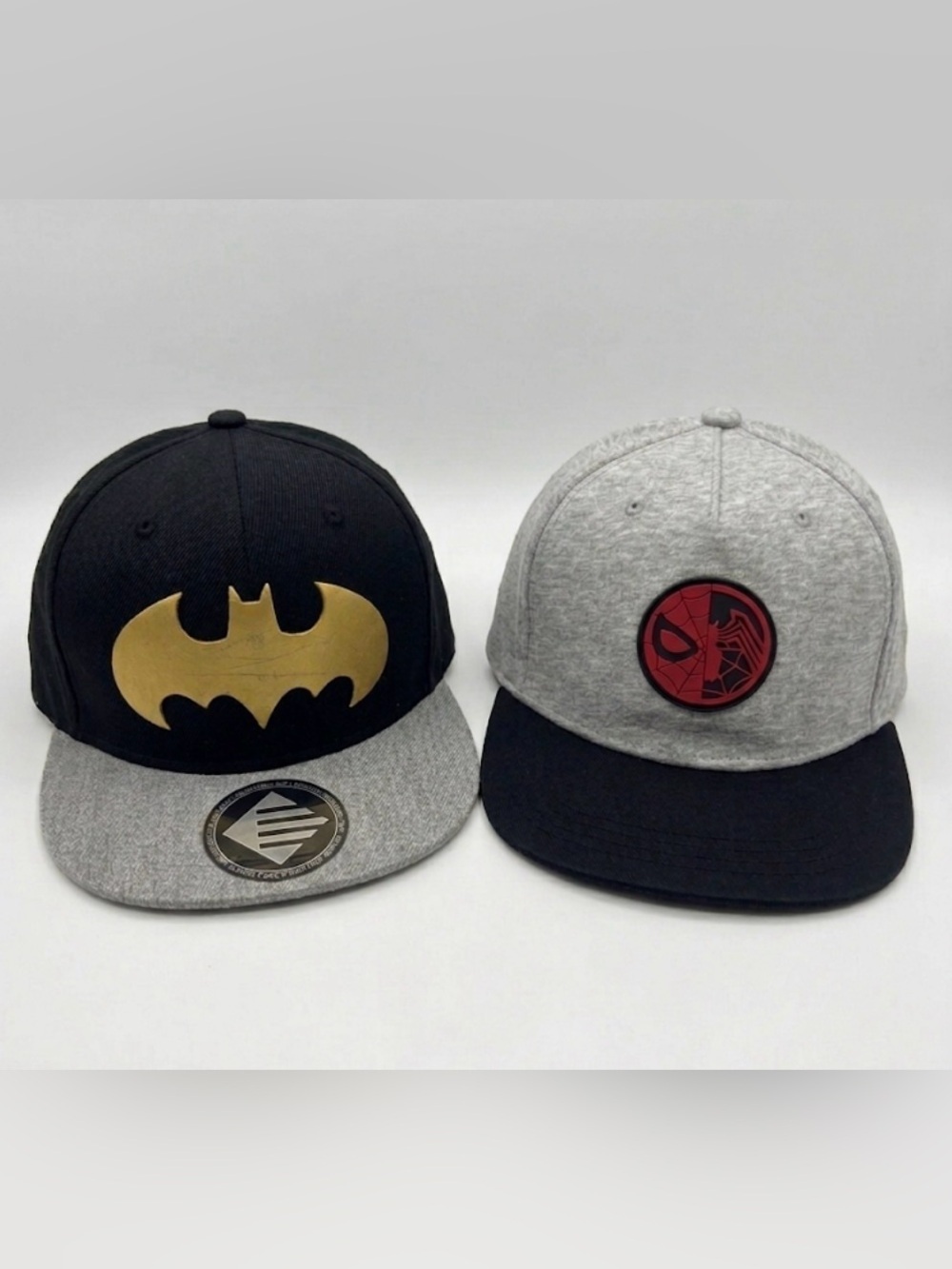 H&M Batman & Marvel Spider-Man Toddler Hats Bundle (Size 1.5-4Y)